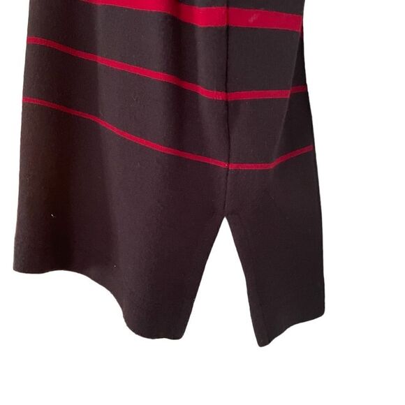 Talbots long sleeve black red sweater Size L - Picture 2 of 7